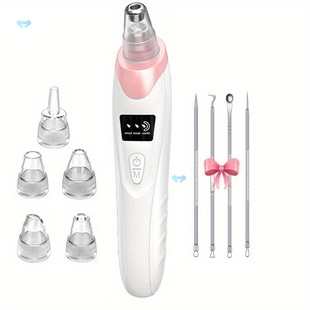 Blackhead Remover 3 Adjustable Suction Power Levels 4 Blackhead Remover