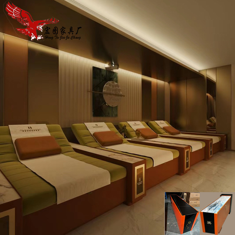 Ready-Made Foot Massage Foot Bath Sofa Electric Foot Bath Foot Massage All-In-One Bed Foot Bath Sauna Bath Sofa Manufacturer