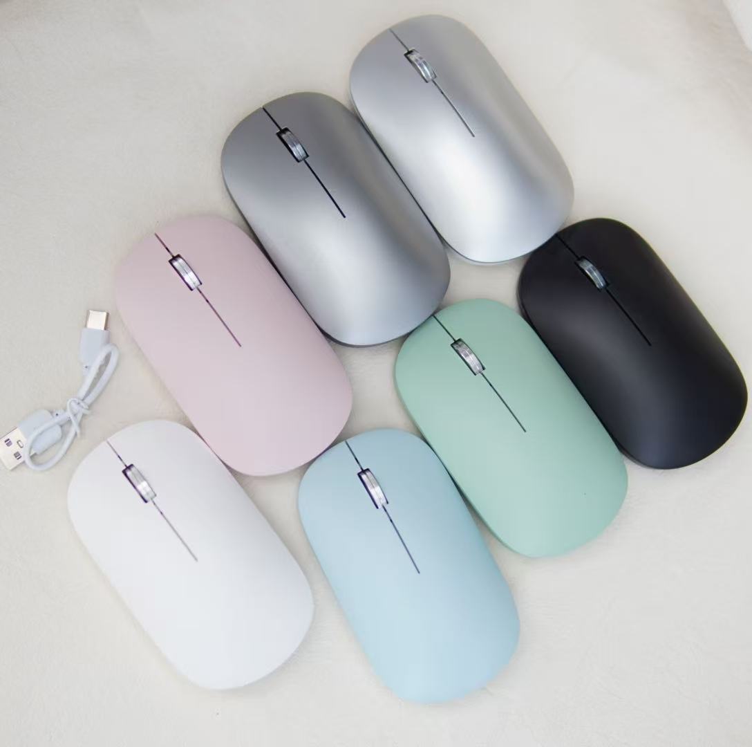 Wireless Mouse Rechargeable Silent Silent Notebook Desktop Computer Business Office Game Universal Model for Boys and Girls