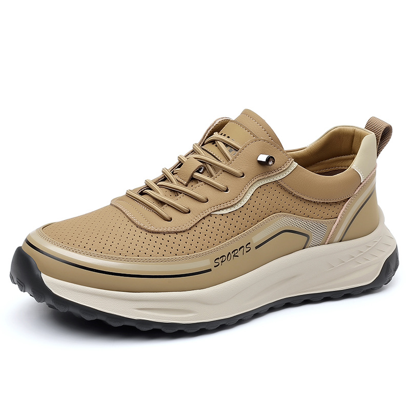 Calzado deportivo de malla de nuevo estilo de verano zapatos casuales de hombre de suela suave simple para hombre zapatos de hombre transpirables y antideslizantes al por mayor