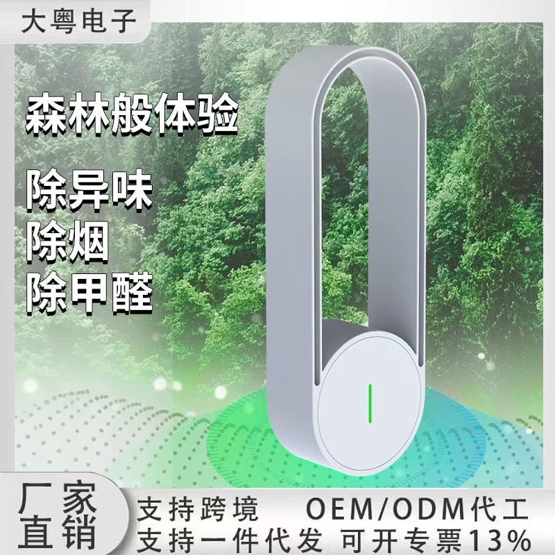 Negative Ion Air Purifier Amazon's Consumables-Free Smoke Pm2.5 Kitchen Purifier for Home Use