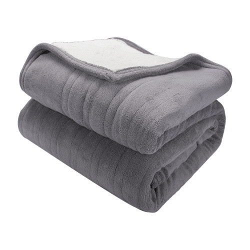 American Amazon Coral Fleece Large Electric Heated Blanket Adjustable Temperature Automatic Shut-Off Dual-Control King Double Electric Blanket