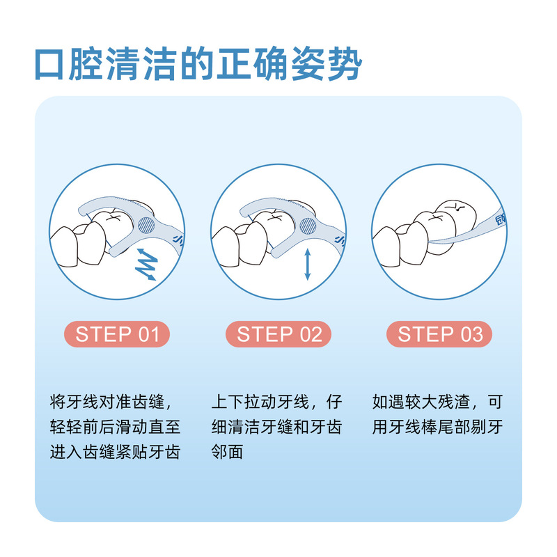 小鹿妈妈牙线便携剔牙牙线独立包装双线家庭装青年款袋装牙线正品|undefined