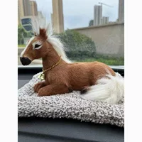&Автомобильные украшения, центральная консоль автомобиля, мешок из бамбукового угля, принадлежности для украшения искусственной лошади, креативное активированное уголь ручной работы для удаления формальдегида
