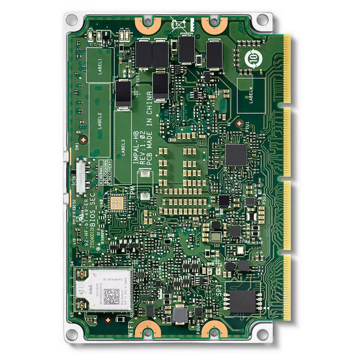 Безвентиляторный мини-корпус NUC ABA/ABB с модулем вычислений 11-го поколения, свободное расширение, два последовательных порта