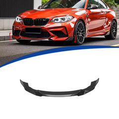 2015-2021 BMW F87 フロントショベル M2 フロントショベル フロントリップスポイラー ABS 素材ブロー成形モデルに適しています。