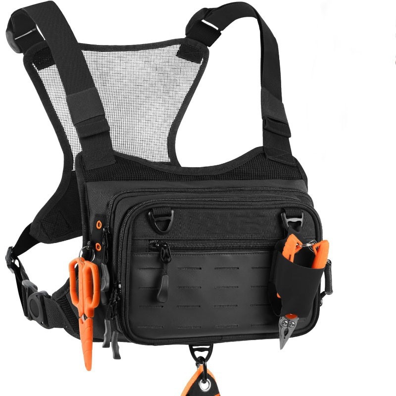 New cross-border Amazon outdoor running vest tactical chest backpack security vest running sports bag