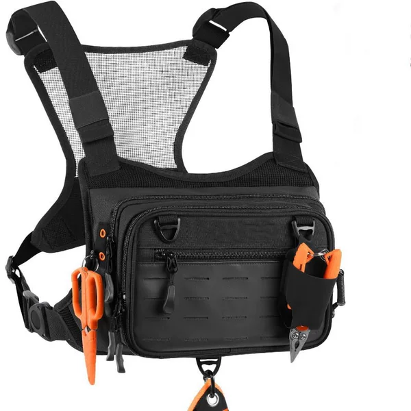 New cross-border Amazon outdoor running vest tactical chest backpack security vest running sports bag