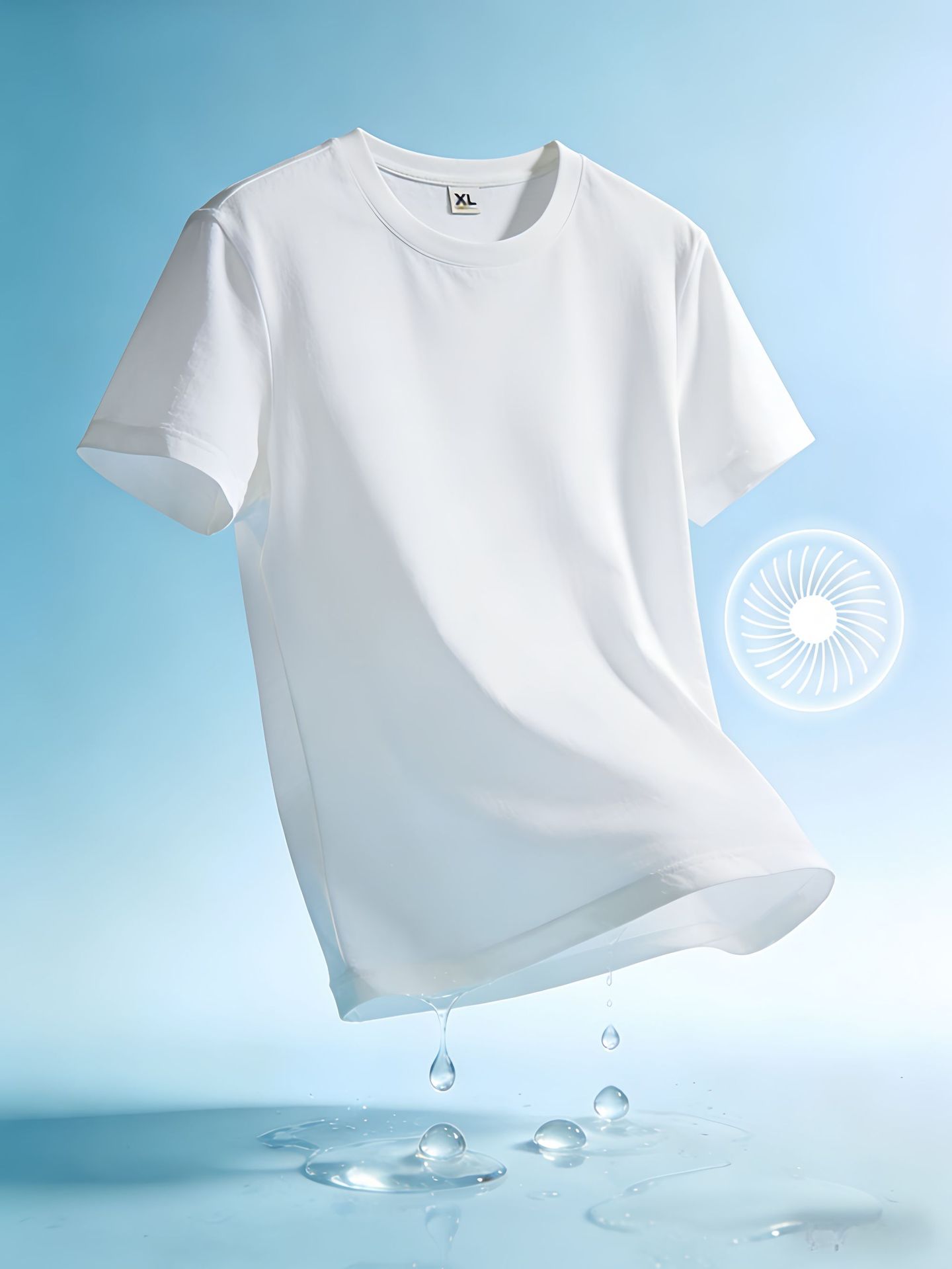 Camiseta de moda americana de hielo tecnología camiseta de manga corta hombre oversize casual camiseta blanca de algodón personalizada