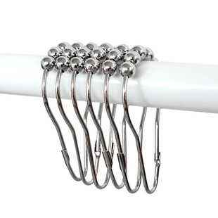 ll not embroidered metal gourd ring ball ring shower curtain ring door curtain curtain buckle hook shower curtain rod accessories hanging ring hanging