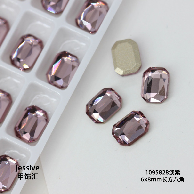 1095828 light purple 6x8mm (k9)
