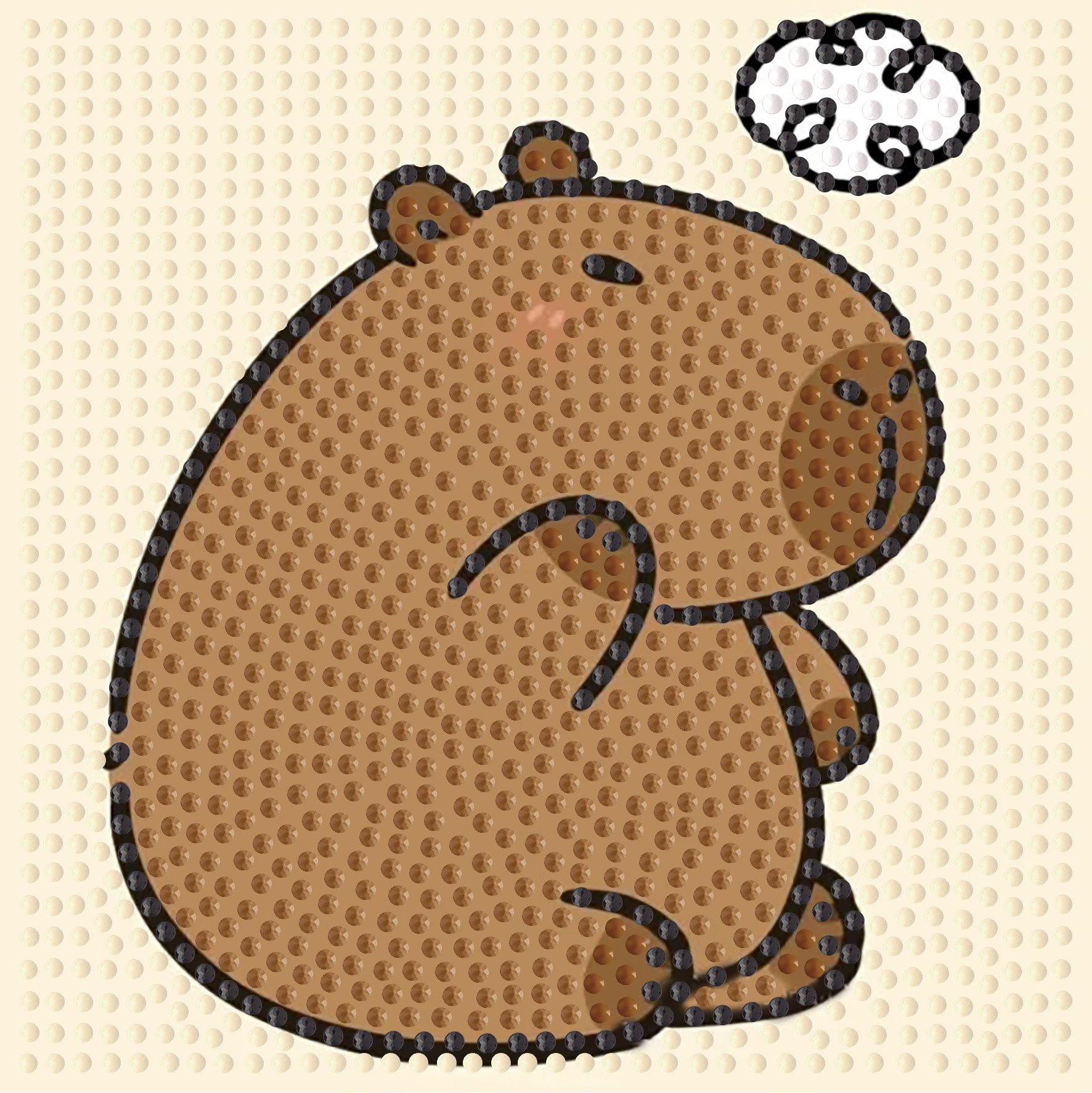 Мультяшная умная игрушка, DIY, новая коллекция, детское handmade diy, украшенная бриллиантами