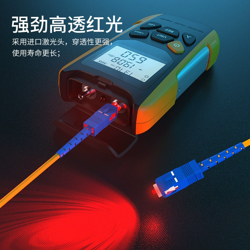 Оптический измеритель мощности Интегрированная машина с красным светом 30 МВт 30 км красный свет оптическая мощность интегрированное Оптическое волокно ручка с красным светом