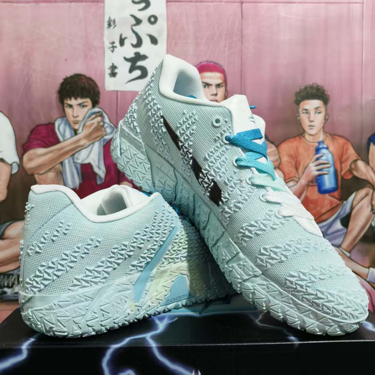 Putian Chunyuan JA3 zapatos de baloncesto Morant 3 generaciones zapatos de baloncesto azul hombres y mujeres zapatos deportivos casuales de moda