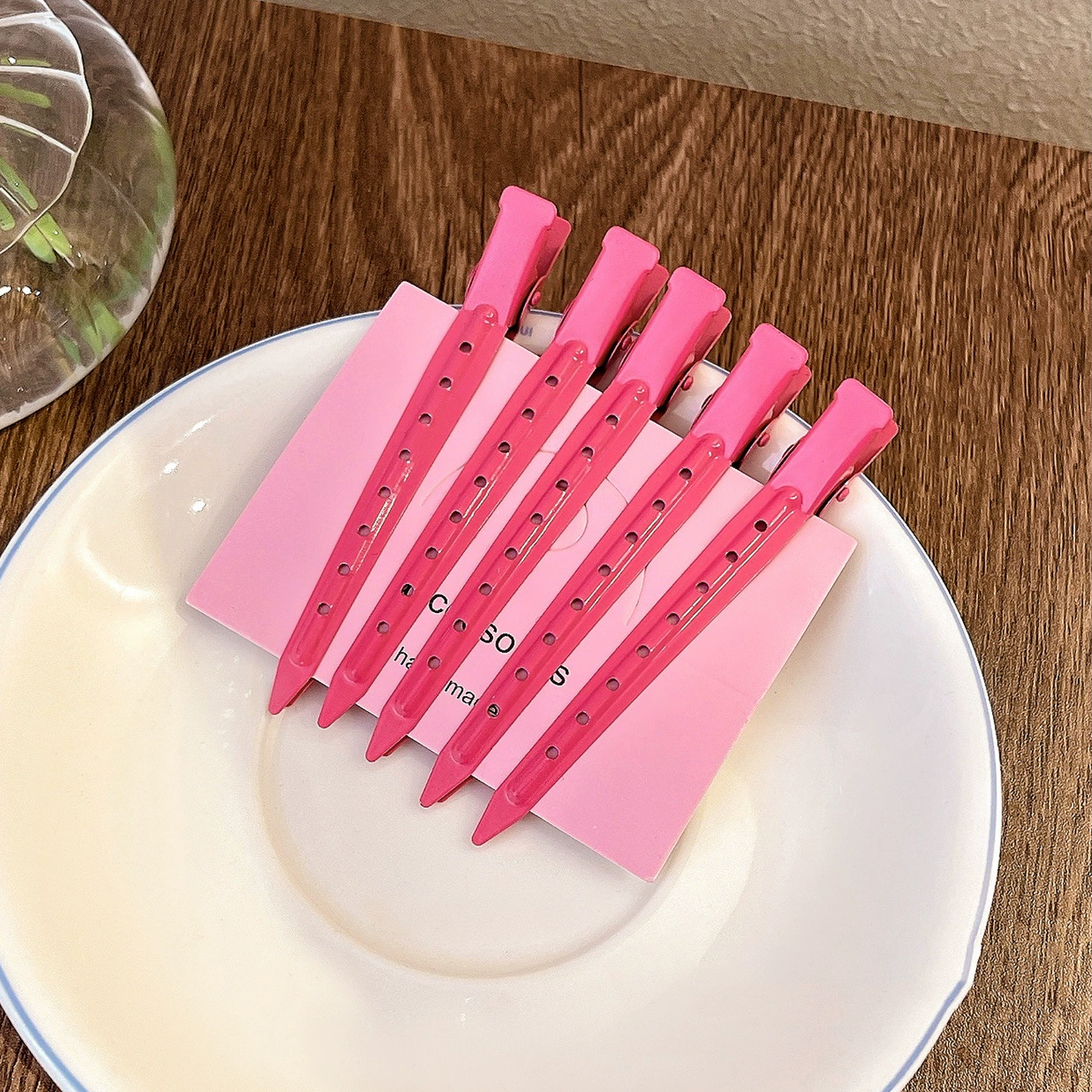 Заколка для челки Hair Grip, 8 отверстий, металлическая, придаёт объём, без следов (9 см)