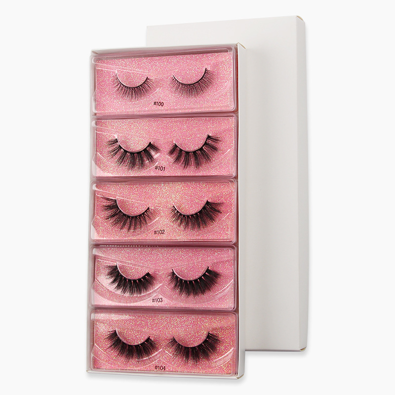 3d Three-dimensional Natural Thick 1 Pair Of Imitation Mink False Eyelashes display picture 4