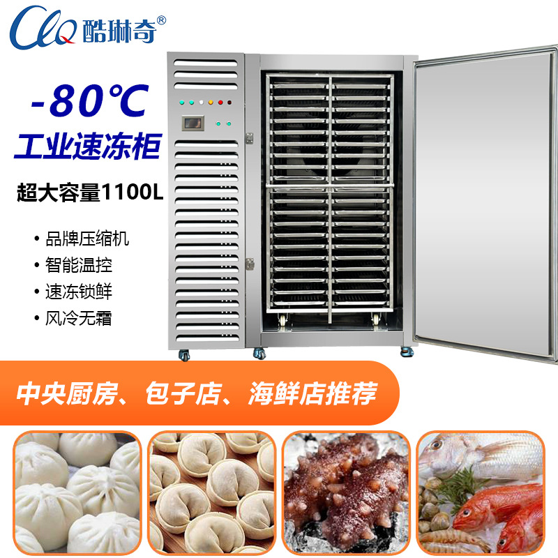 大型速冻机械潮州牛肉丸速冻肉制品机工业零下80度血浆速冻柜