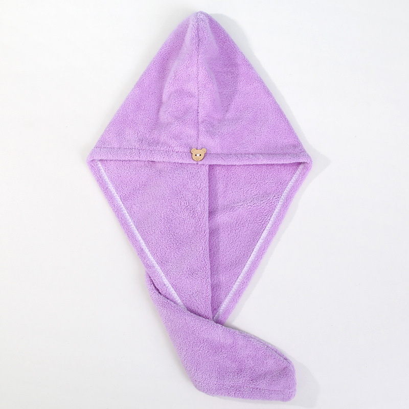 Светло -фиолетовая сухая шляпа для волос