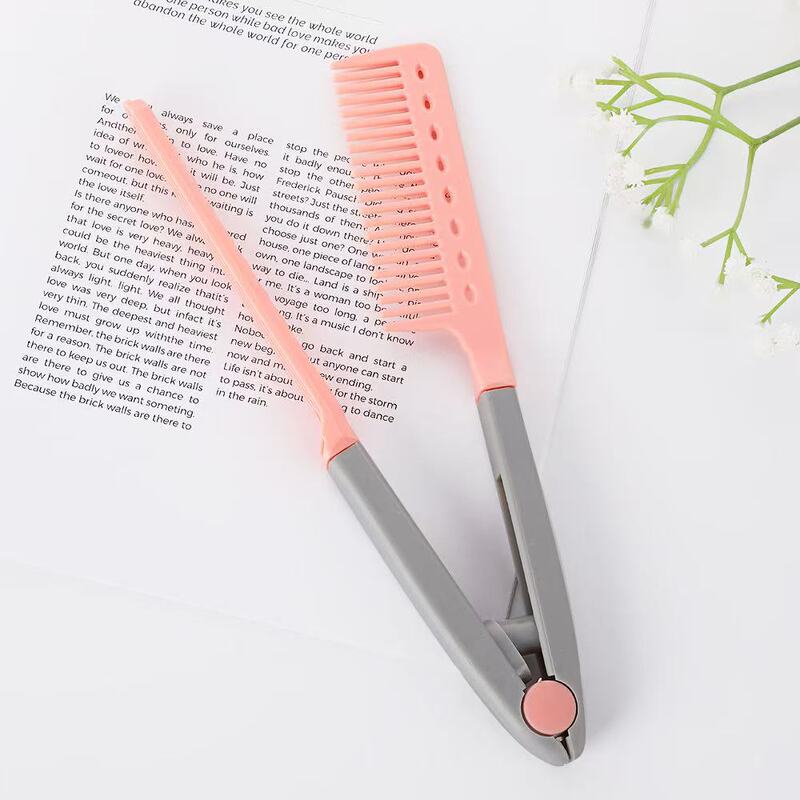 ヘアスプリントコーム、ポータブルV字型コーム、ストレート、カール、折りたたみヘアコーム、スタイリングストレートヘアコーム、外国貿易輸出専用|undefined