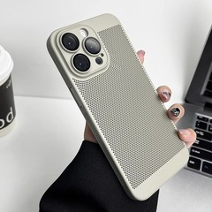 放熱ブラックテクノロジー搭載、Apple 17 Pro Max用スマホケース、新型iPhone 15保護カバー、14超薄型通気性