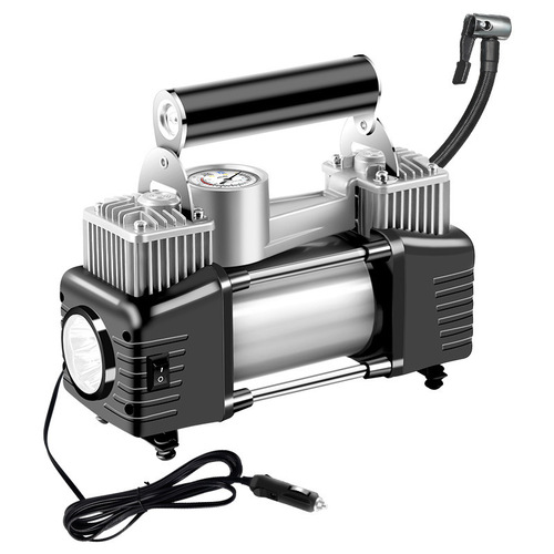 Car parallel bars, air pump double cylinder, cigarette lighter, battery clip, dual-use fuse, car air pump 12V24