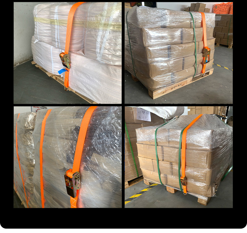 5cm Double Hook Polypropylene Binding Strap Truck Ratchet Tensioner Cargo Tightening Fastener Thickened Strapping Belt Manufacturer