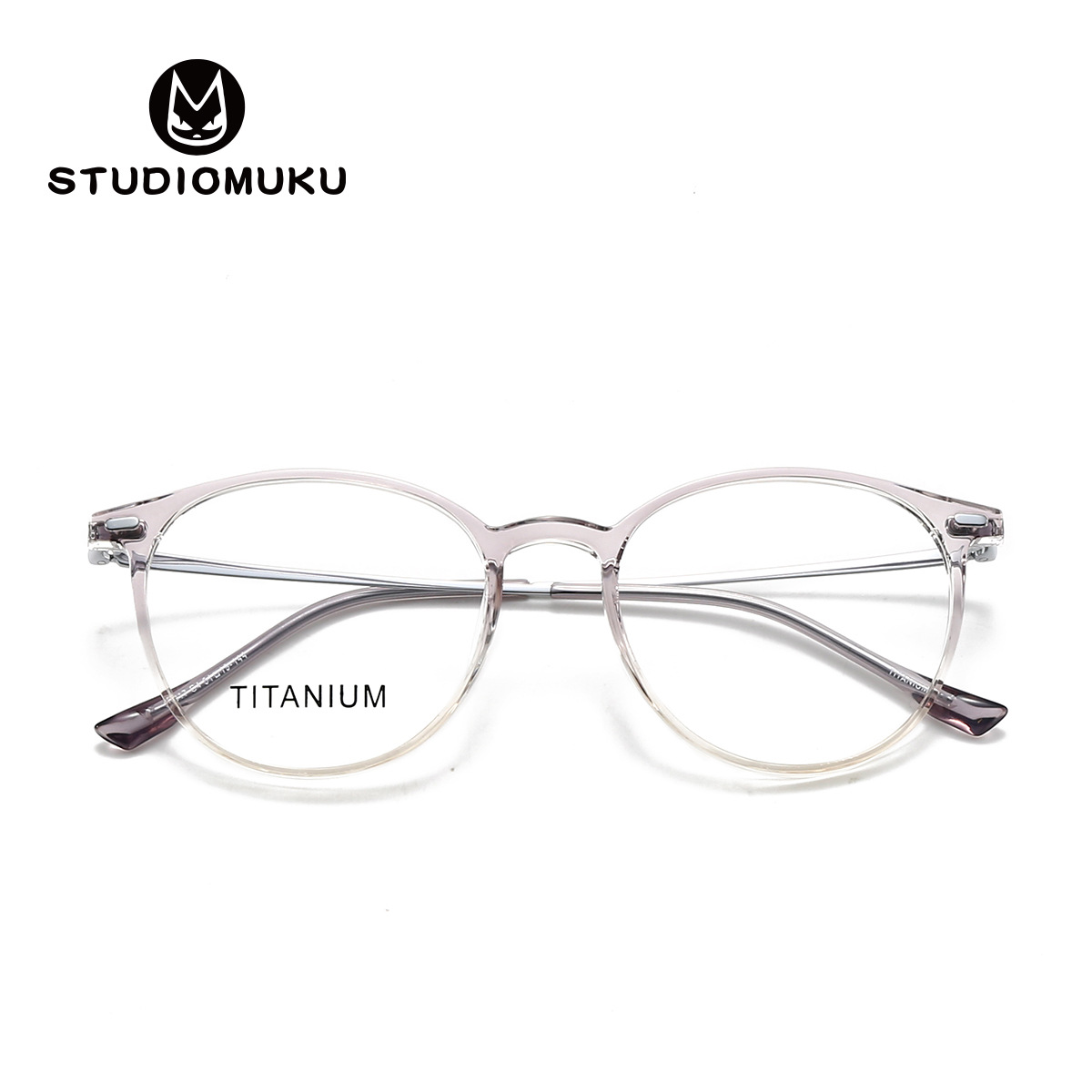 STUDIOMUKU gafas de madera cool simple y delicada mano de obra y textura ligera gafas de marco de espejo plano
