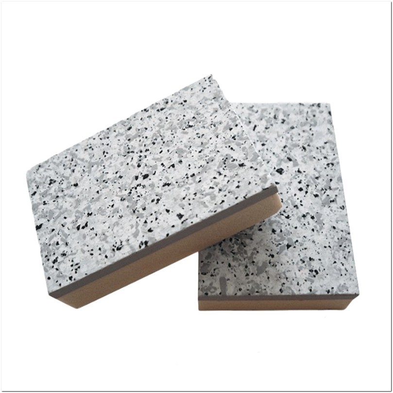 110mm厚紫色装饰保温材料一体板 真石漆保温一体板厂家