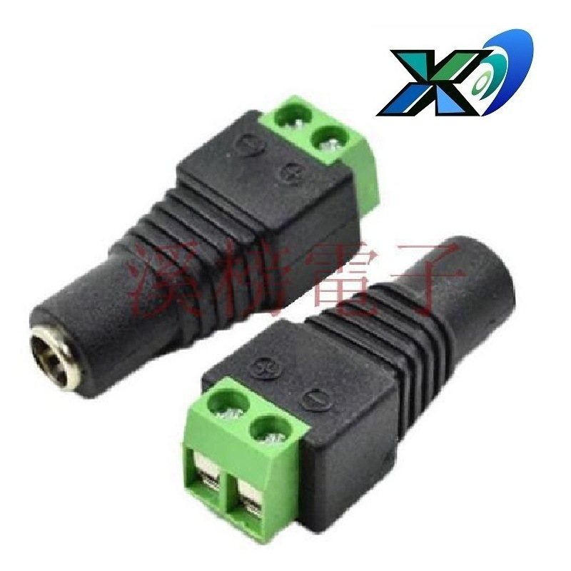 健康设备DC母座免焊接 监控电器DC插座接线免焊 摄像机DC电源插座