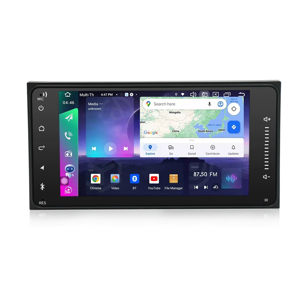 Подходит для навигации Toyota Corolla, все-в-одном центральный экран, Android, разворот изображения, DVD, умная автомобильная система