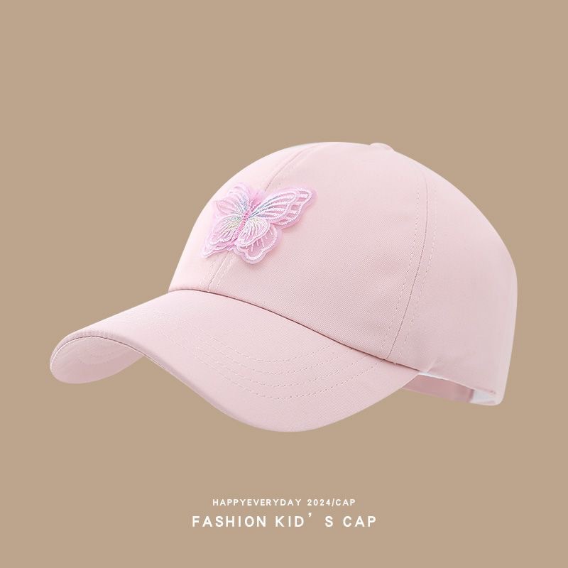 Sombrilla para el sol para niños coreanos, gorras de visera para niñas, tres osos de verano se pueden usar gorras de béisbol de cola de caballo image 13