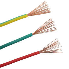 汽车房车改装专用电线五类导体QVR90度PVC单芯线软线1.0MM2 1.5MM