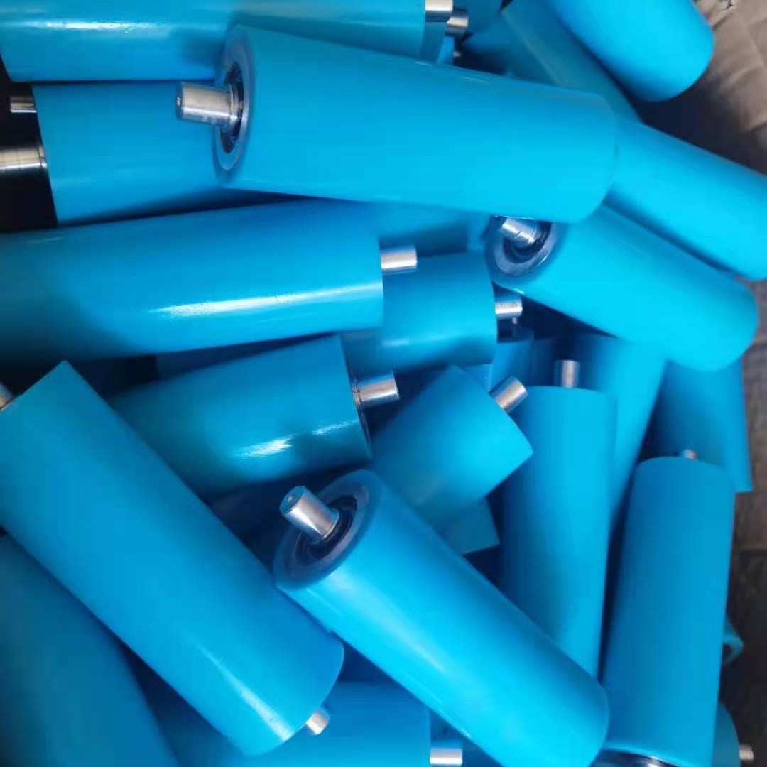 供应输送设备耐磨辊/聚氨酯包胶辊/输送PU滚筒输送设备
