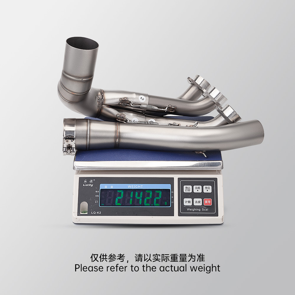 Motorcycle Mt09 Special Front Exhaust Pipe Tail Muffler Set Non-Destructive Installation 2021-2025