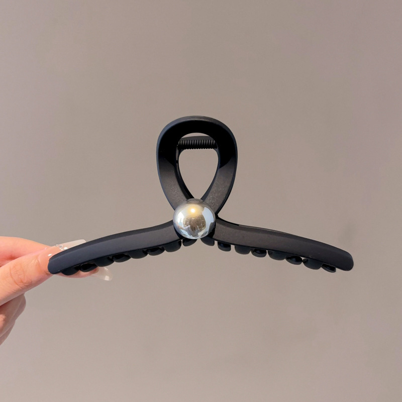 Clip de agarre simple de verano, volumen de cabello de alta calidad, clip de tiburón, horquilla grande, horquilla, nuevo cabello femenino, tocado 2024