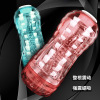 Plane cup transparent men with glans exercise masturbation training device inverted mold fun adult supplies electric manual model