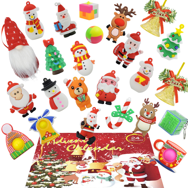 Weihnachten Baum Ältere Hand Träne Buch Dekompression Spielzeug Set Blind Box display picture 5