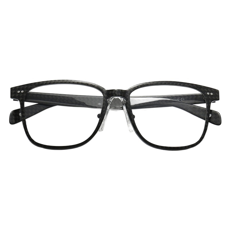 STUDIOMUKU madera fresca gafas de fibra de carbono doméstica miopía gafas marco ligero marco negro marco gafas marco