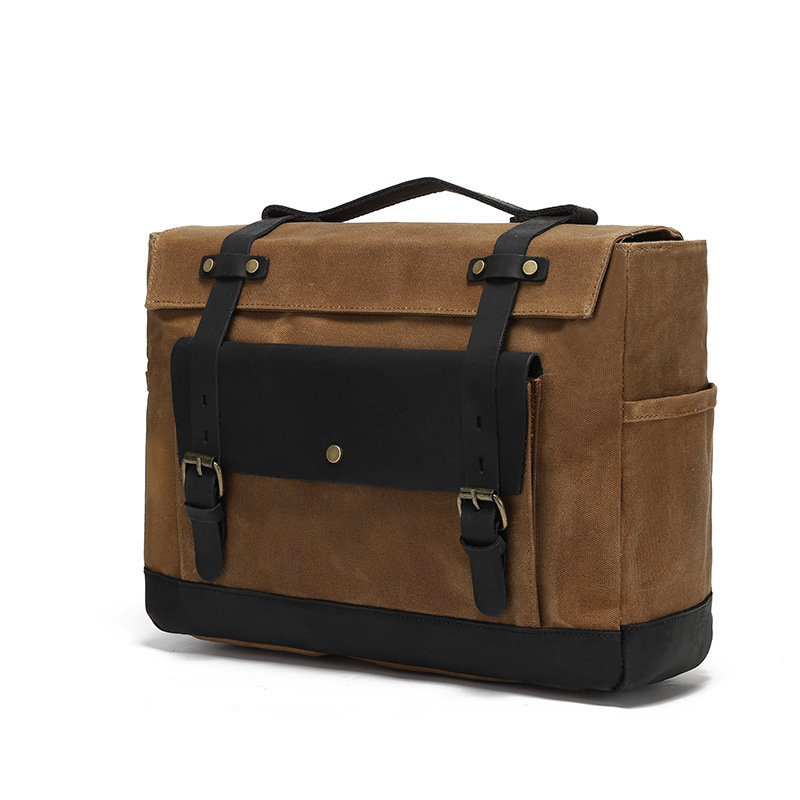 Bolsa de motocicleta desmontable, bolsa a prueba de rociadores, bolsa de equipaje, bolsa de trasera, equipo de ciclismo, hombro único con cuero de cabeza