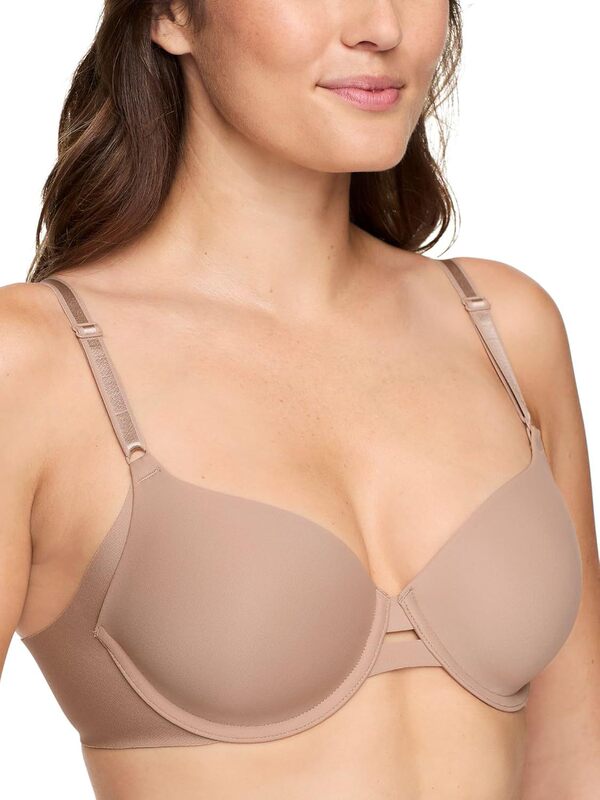Warner's Women's No-Side-Effects Underarm Smooth Comfort Underwire Lightweight Lined T-Shirt Bra 1