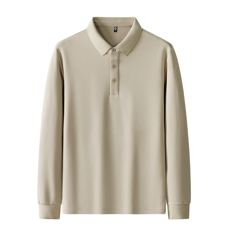 Модная осенняя футболка с длинным рукавом, polo, (Cross-border торговля)