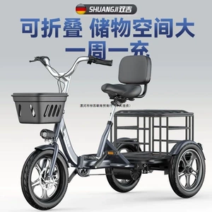 Electric Tricycle for the Elderly to Pick Up Children Small Folding Vehicle