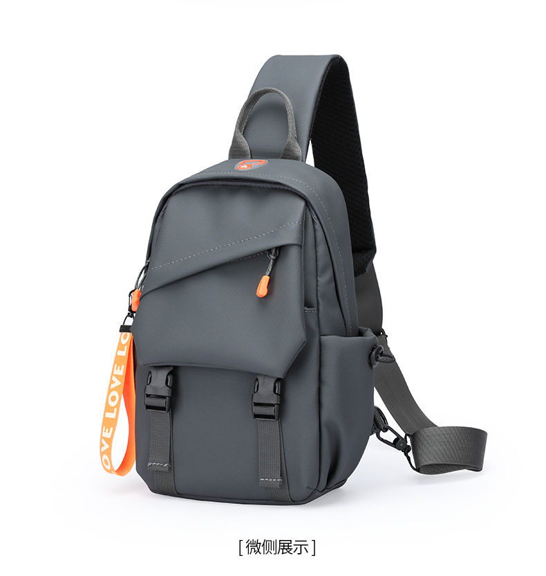 New trendy men's chest bags, casual single-shoulder bags, backpacks, crossbody bags, water-resistant men's bags, business men's bags, cross-border undefined