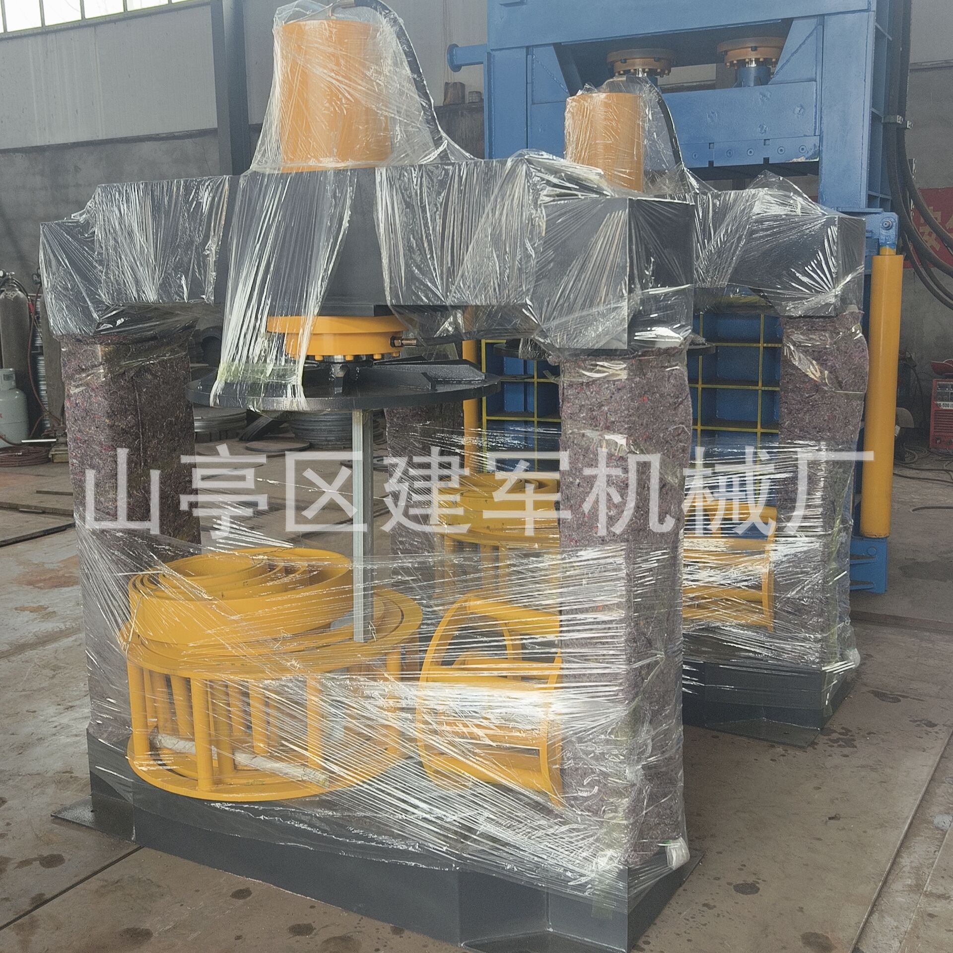 建军机械实心轮胎压胎机拆胎机  现货供应