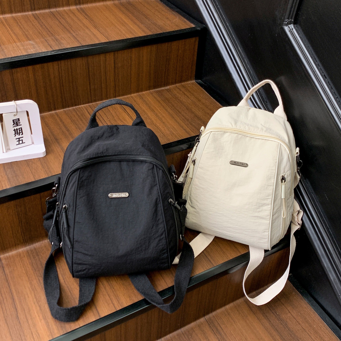 Backpack New Model Large Capacity Commuter Travel Backpack Fashionable Versatile Unisex Gender-Neutral Style Student School Bag