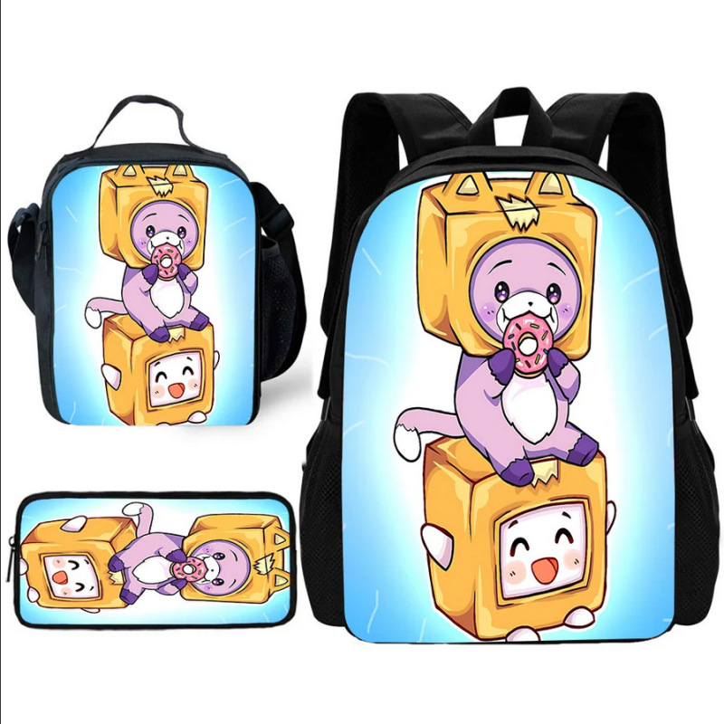 数码印花史迪仔粉色背包跨境卡通动漫小学生书包轻便大容量双肩包|undefined