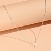 Fashionable retro accessory, pendant, summer necklace, European style, simple and elegant design