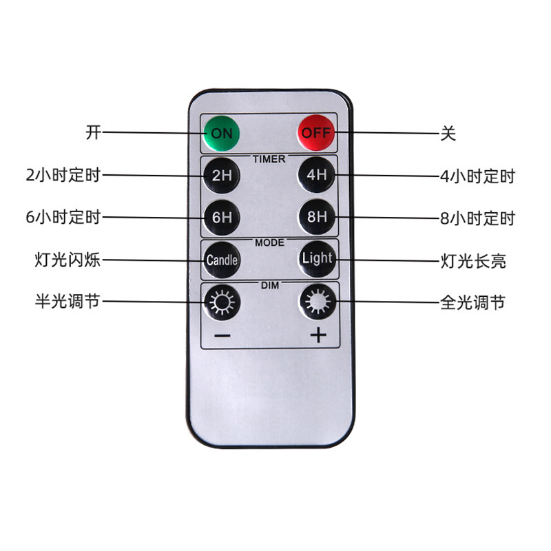 LED vela electrónica acrílico taza de vidrio vela luz fiesta boda decoración vela electrónica