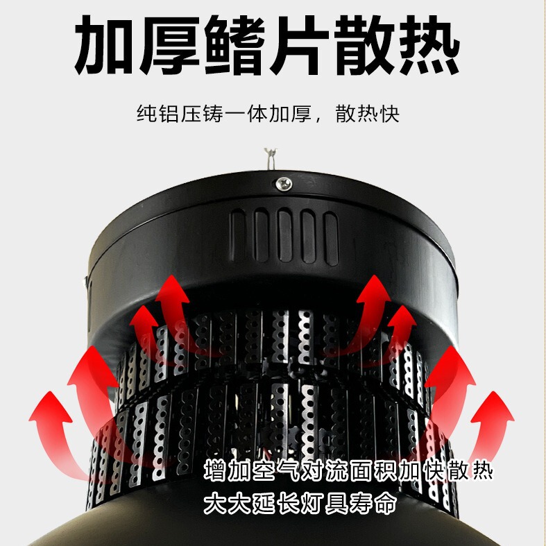 亜明led工鉱灯工場灯超亮倉庫100W工場照明バドミントン館用灯工業シャンデリア|undefined