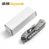 Folding universal pocket knife stainless steel, tools set, small bottle opener